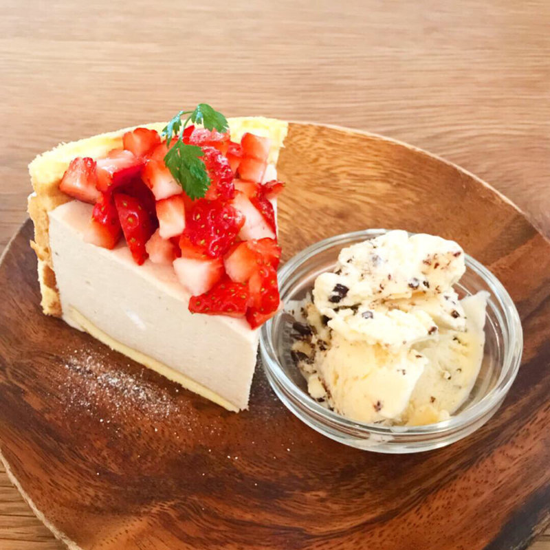 米粉の苺ケーキ(cafe brariba)