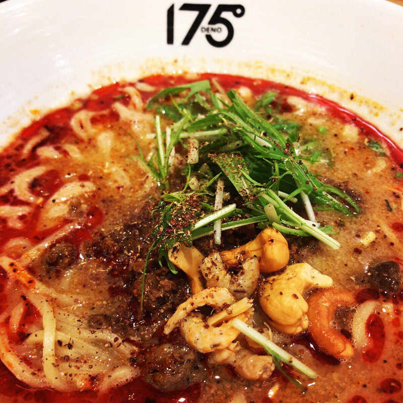 担担麺 汁ありシビれる(175°DENO担担麺TOKYO)