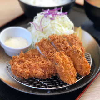 ロースかつ＆カキフライ定食(松屋 上田店 )