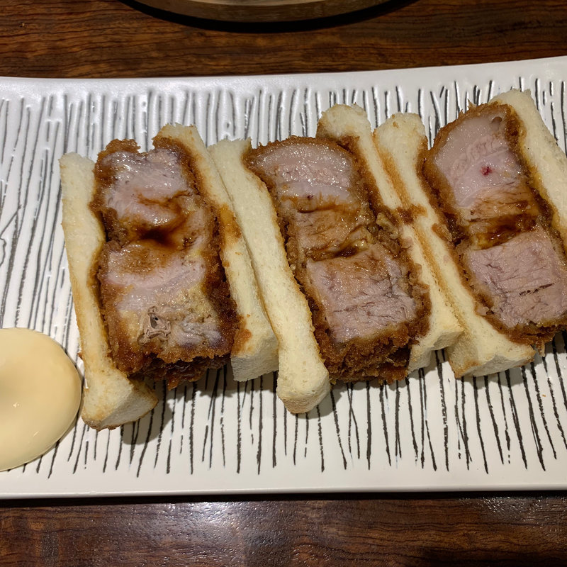 予約限定極みカツサンド(麺処 極み 大名店)