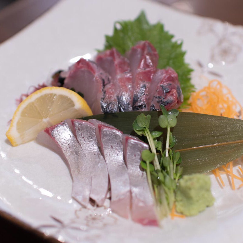 関あじ刺身(ろばた仁 )
