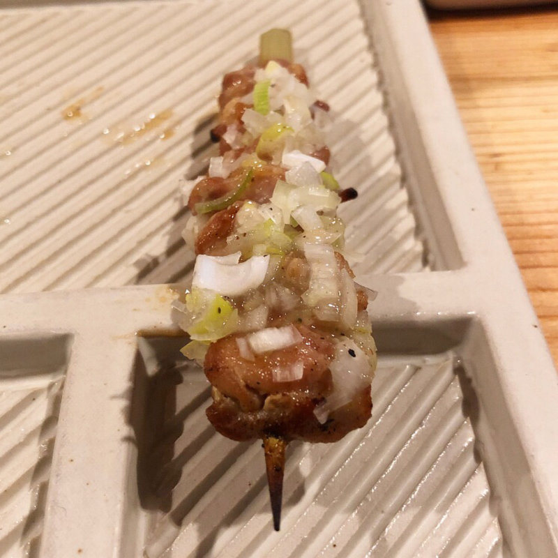 ハラミネギ塩(炭焼 鶏たか （すみやきとりたか）)