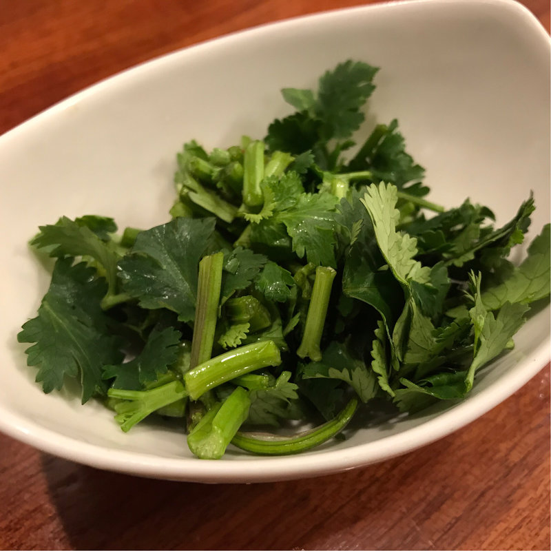 パクチー(SHIBIRE NOODLE 蝋燭屋)