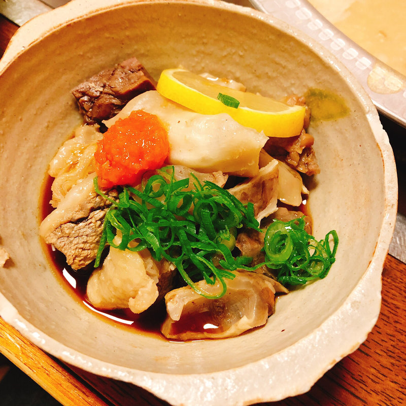 牛すじポン酢(酒処 上杉屋)