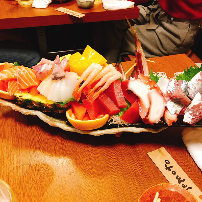 刺身盛り合わせ(酒処 上杉屋)