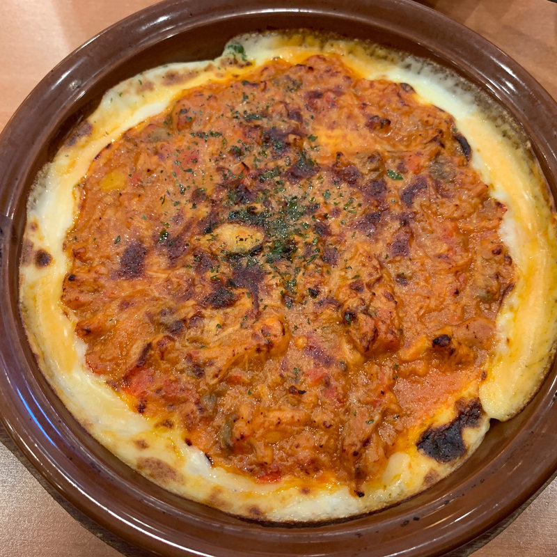 ランチメニュー(チキンドリア)ミニサラダ、スープ付き(サイゼリヤ南砂町駅前店)