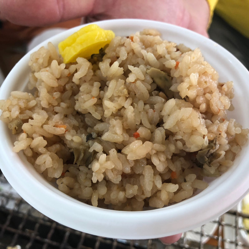 牡蠣ごはん(牡蠣小屋 住吉丸 )