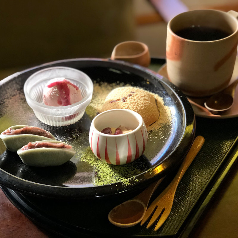 なっちょ⁈限定 鎌倉甘味三昧セット(太郎茶屋 鎌倉 上田店)