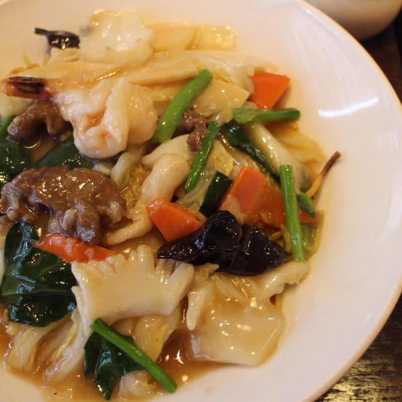 五目あんかけ焼きそば(座忘庵)