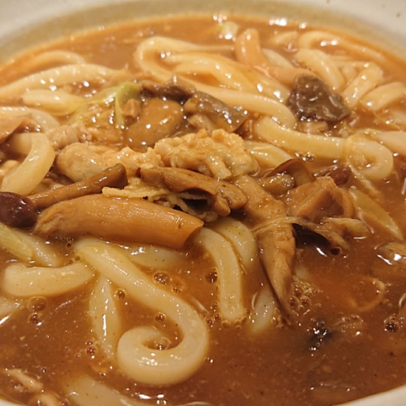 きのこカレーうどん(CoCo壱番屋 北区西天満五丁目店)