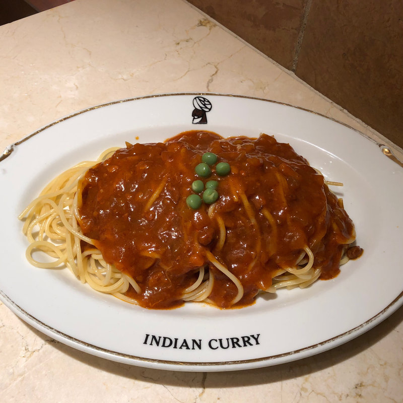 ミートスパゲティ(インデアンカレー 淀屋橋店)