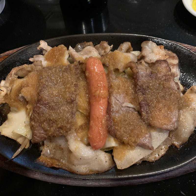 ミックスランチ定食肉大盛り(ちんや )
