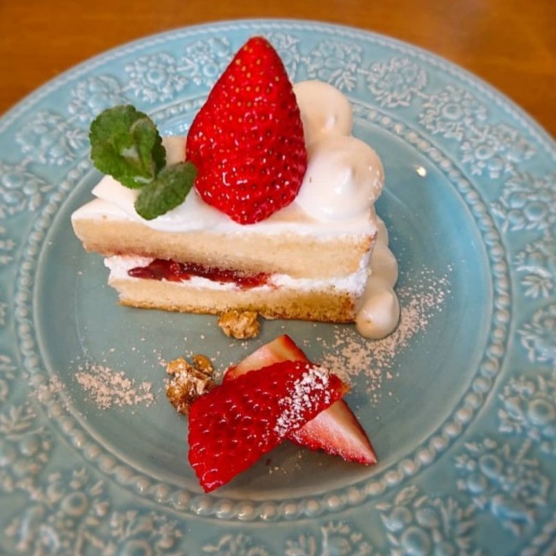 いちごのショートケーキ(ランチセット)(mind coffee)