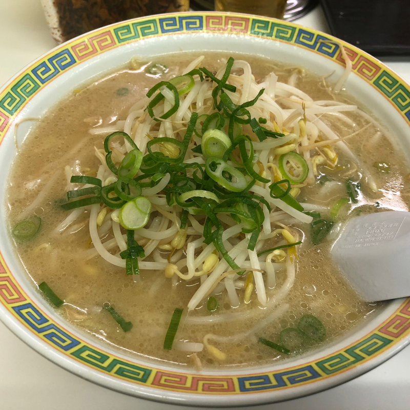 もやしラーメン(長浜ラーメン 力(りき) 潤店)