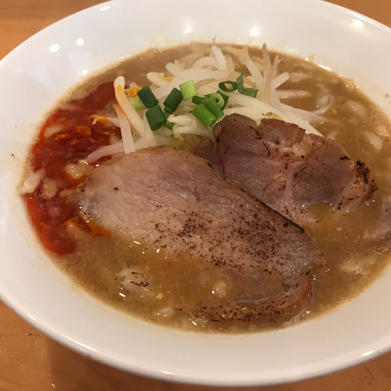 濃厚味噌らーめん(ピリ辛)(地鶏らーめん はや川)