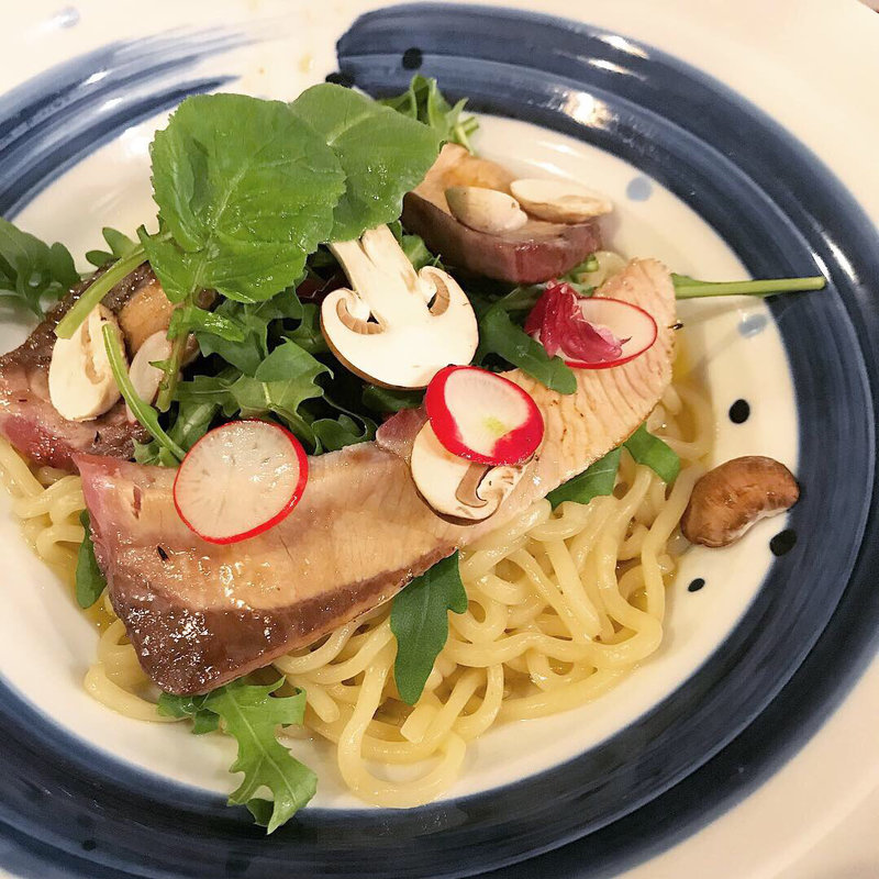 限定 天然寒ブリの炙り油そば(海老丸らーめん)