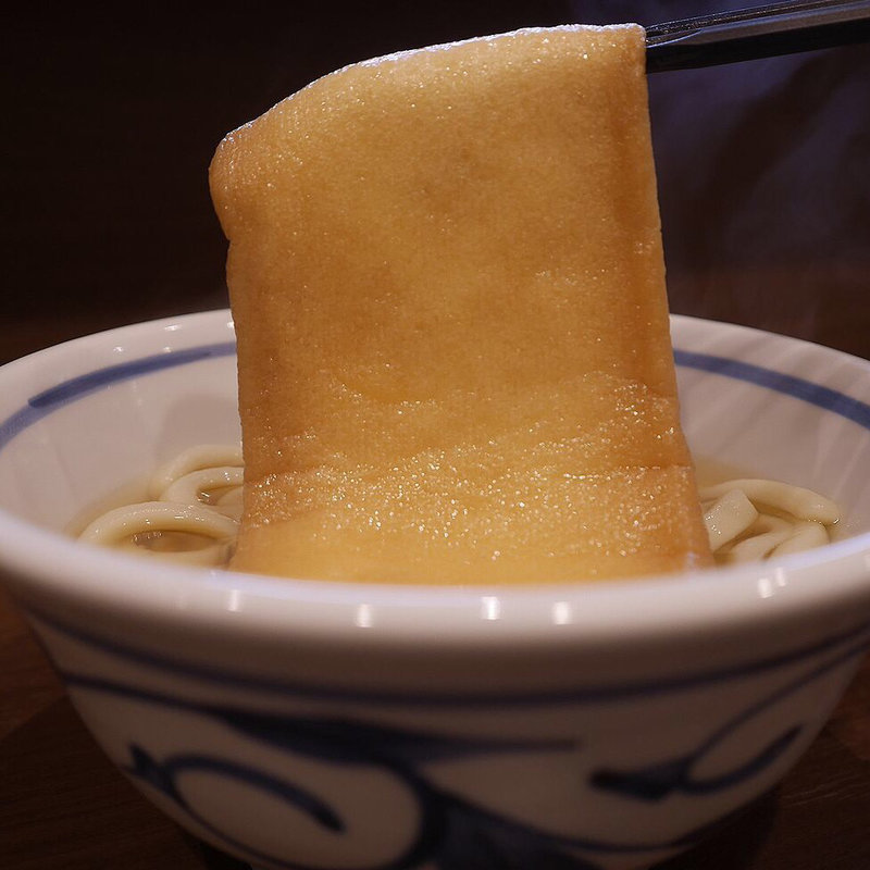 きつねうどん(讃岐うどん 加重)