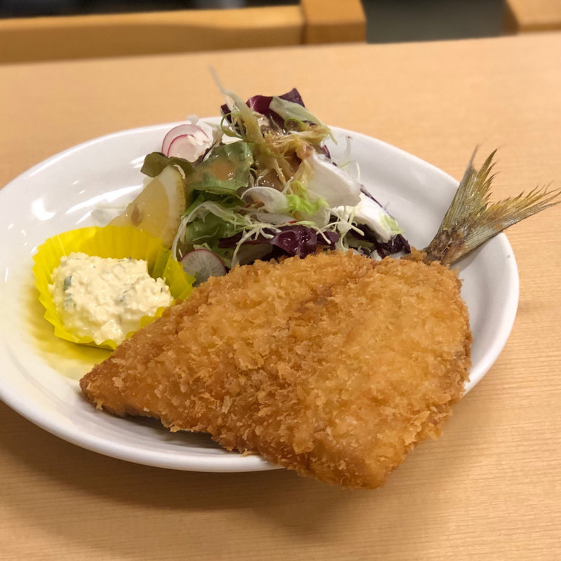 ジャンボアジフライ（単品）(佐渡前握り 鮨寿 )