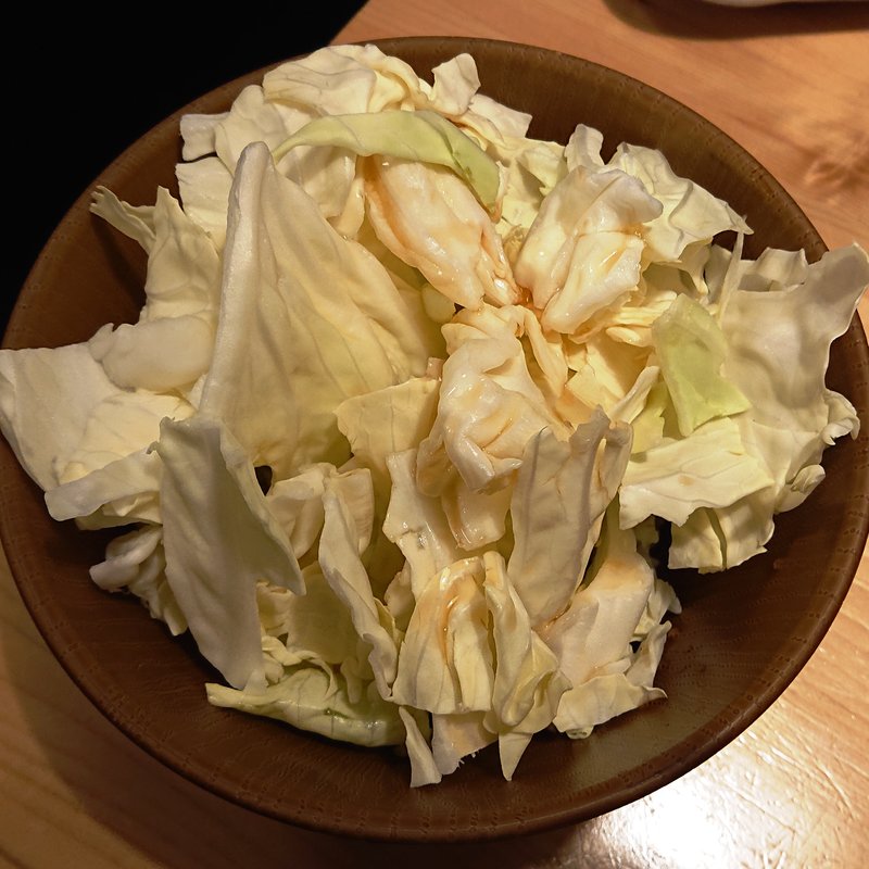 キャベツ盛り(鳥貴族 池上店)