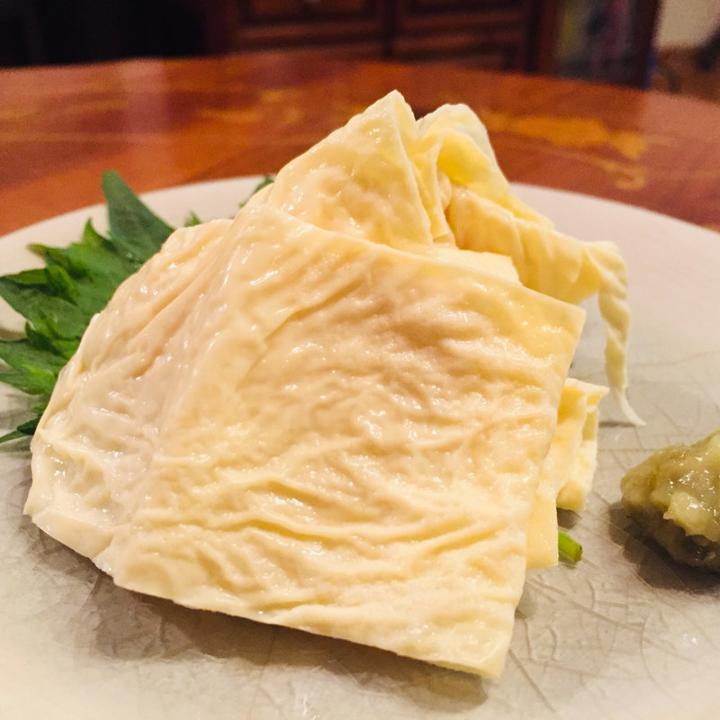 生湯葉の刺身(大豆の華 )