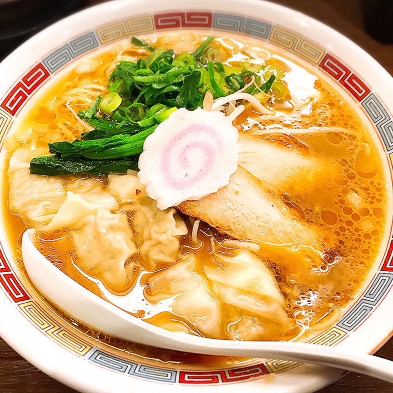 ワンタン中華そば 新元味(大盛)(ちから 八丁堀店 )