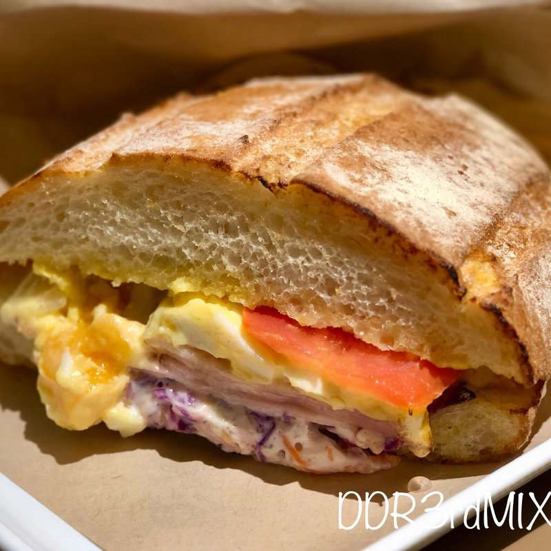 ホットサンド ベーコンエッグとたっぷり野菜(サンマルクカフェ 四ツ谷駅前店)