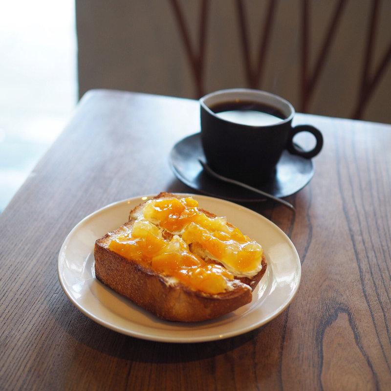 金柑ジャムとサマークリームのトースト(コーヒー ハット （coffee HUT）)