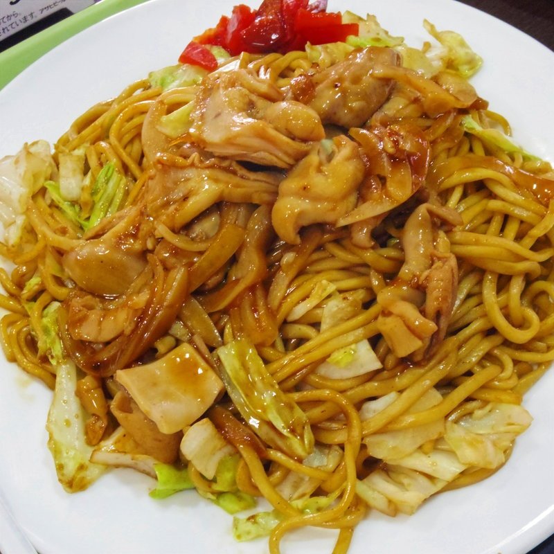 ホルモンやきそば(福龍道の駅十文字店)