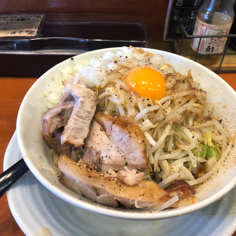 豚骨野菜もやしそば(麺者屋 ちくわ)