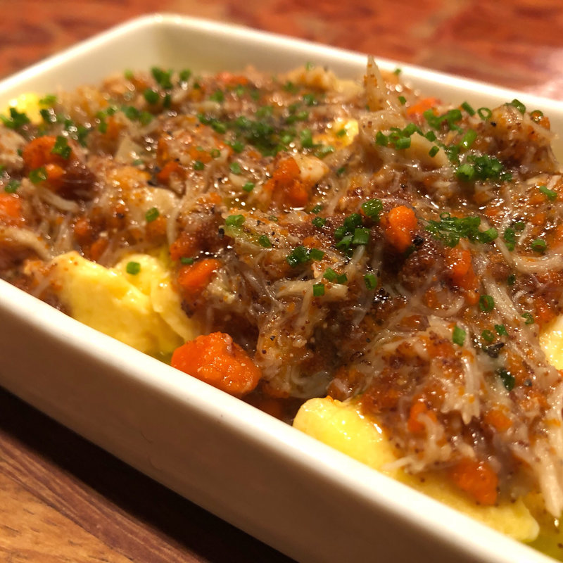 セイコ蟹のスクランブルエッグ(ata)