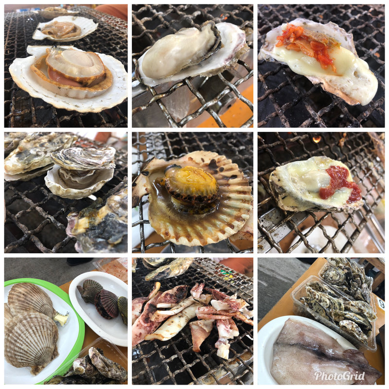 牡蠣焼きフルコース(牡蠣小屋 住吉丸 )