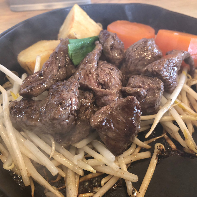 ステーキランチ（4オンス）(ビフテキ屋 うえすたん 二又瀬店)