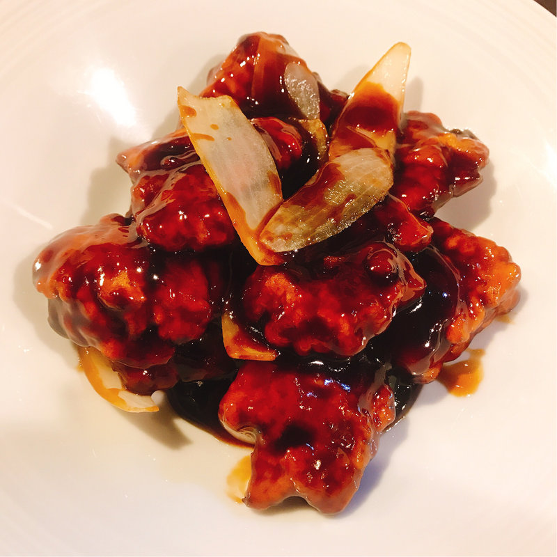 黒酢酢豚(炒め処　寅蔵 )