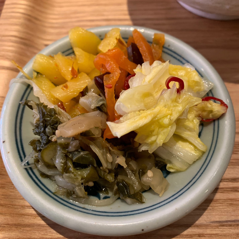 漬け物(いっかく食堂)