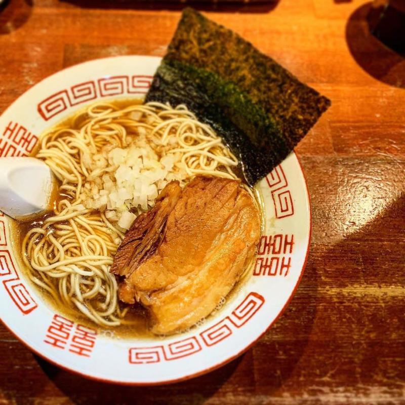 二段仕込みの淡麗中華ソバ(麺や而今 （じこん）)