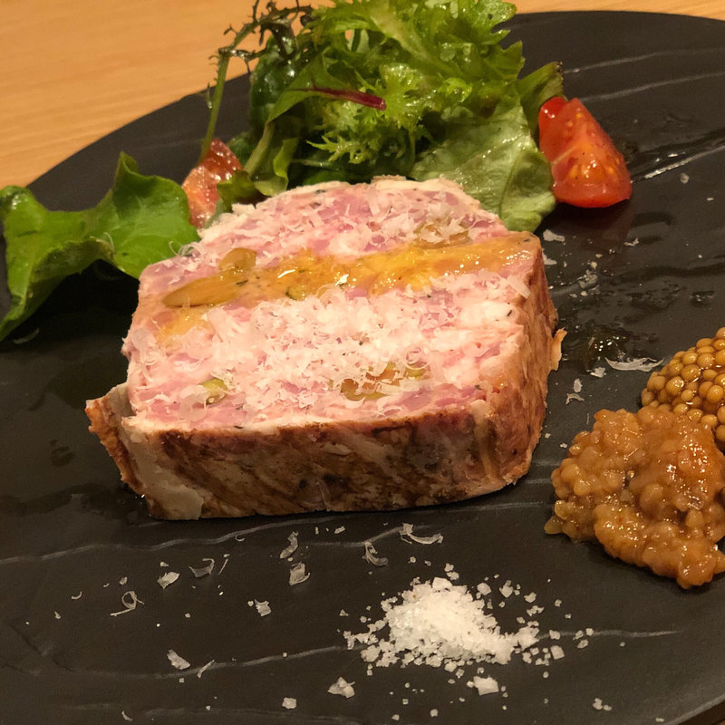 低音で焼いたパテドカンパーニュ(aga-ri)