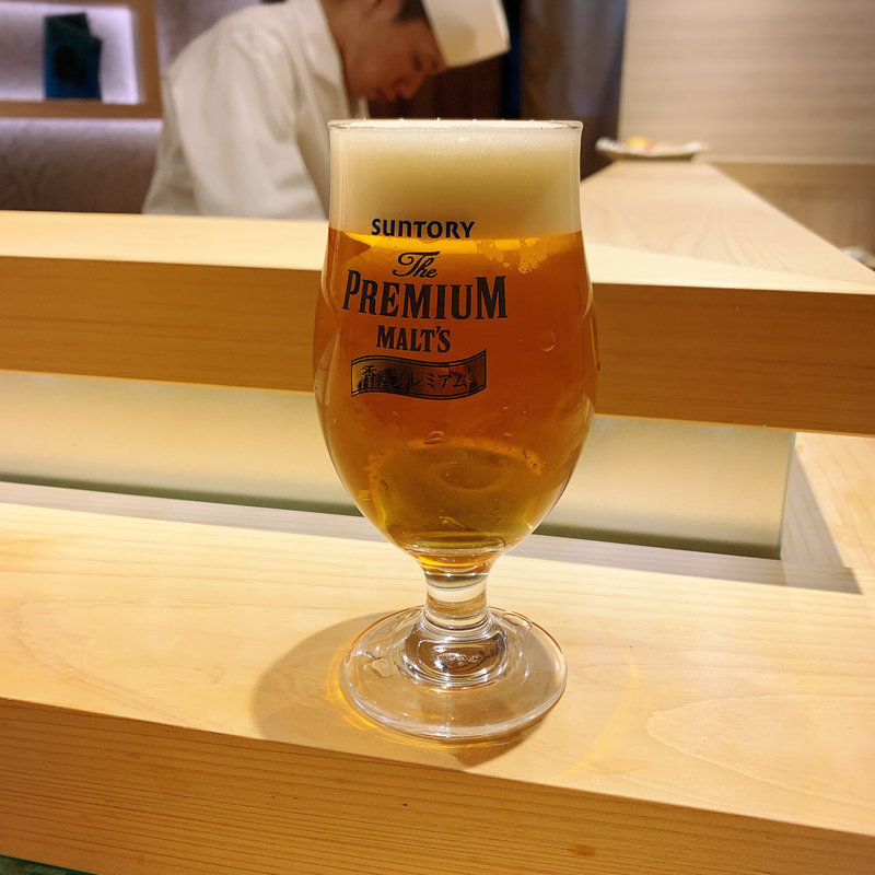 生ビール（プレミアムモルツ）(すし いちかん)
