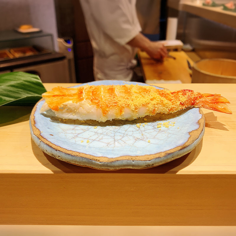 江戸前海老の握り(すし いちかん)