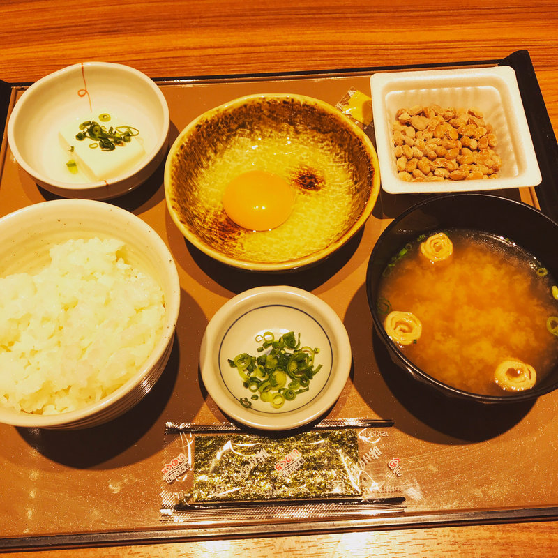 納豆朝食(やよい軒 亀有店)