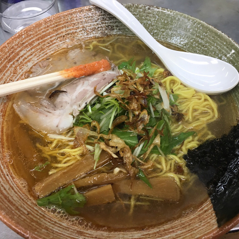 オマールブルー 塩ラーメン(覆麺 智 （ふくめん とも【旧店名】覆麺）)