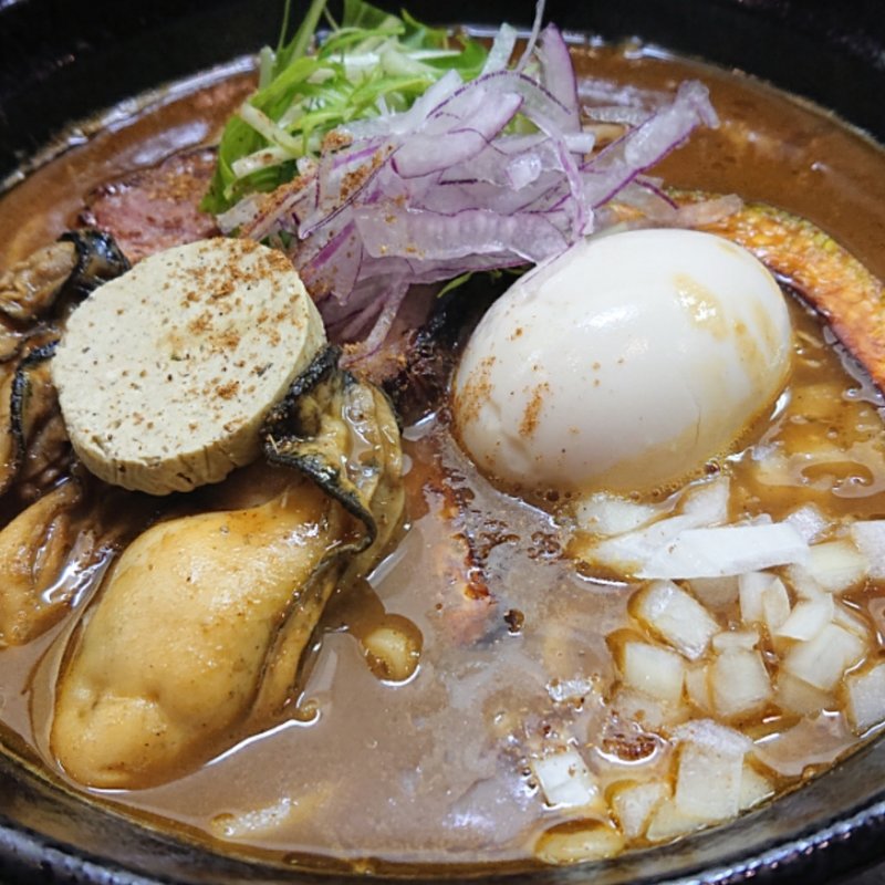 カキ入りカレーらーめん(尼龍 )