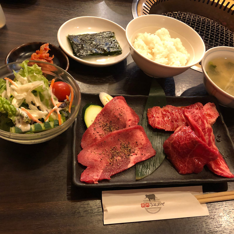 三種盛り合わせランチ(焼肉うみかぜ)