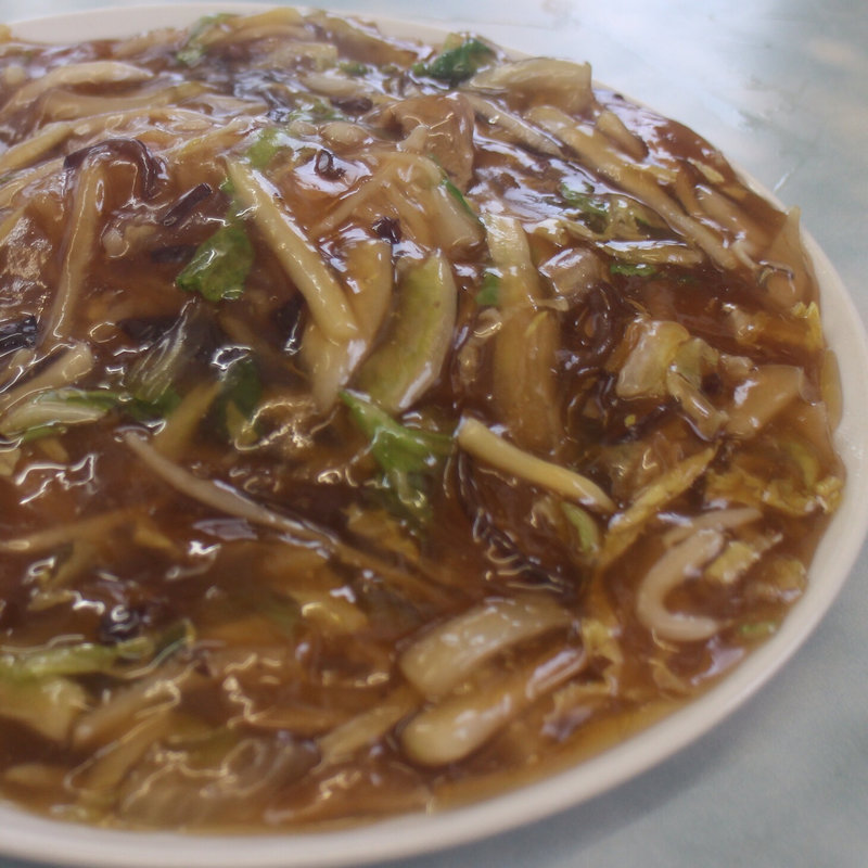 醤油あんかけ焼きそば/ハーフ(龍鳯)