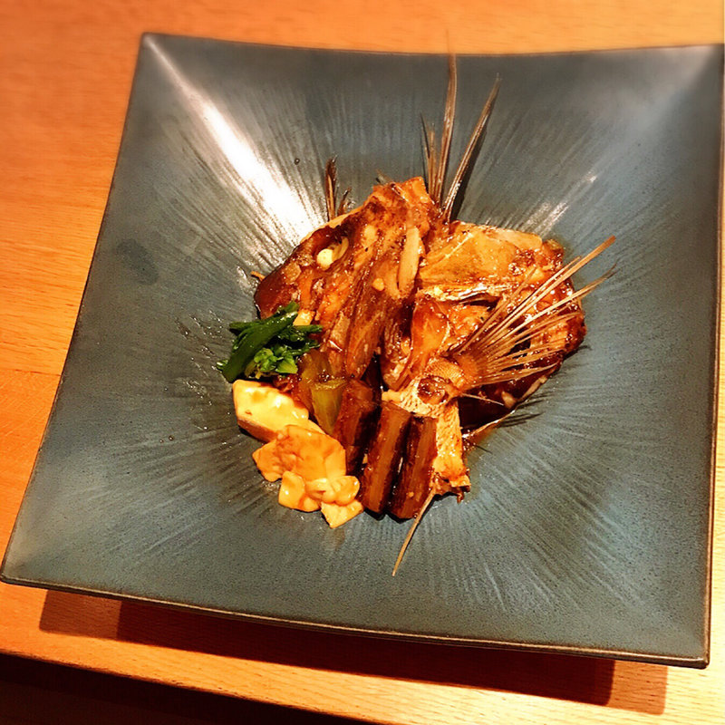 鯛のあら炊き(和食酒家 あんべぇ)