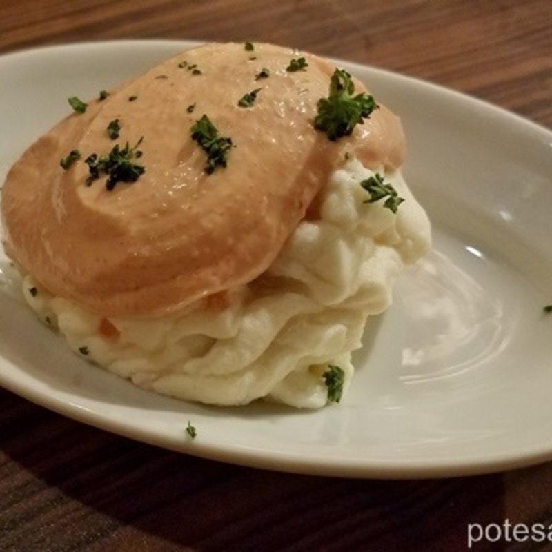 釧路産明太子のタルタルぽてさら(炭リッチ 浜松町店)