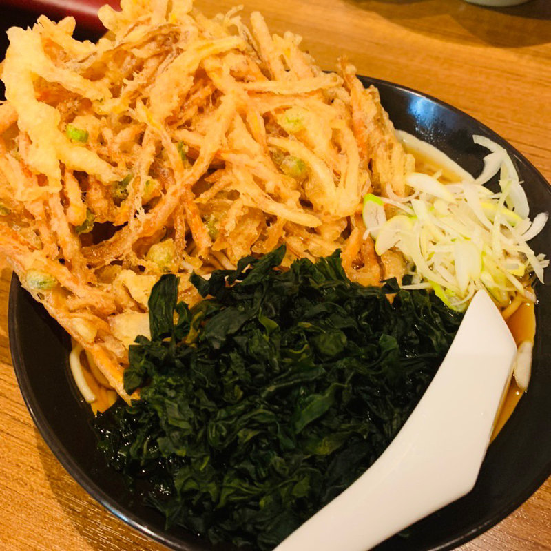 かき揚げ&わかめそば(幸音 （ユキネ）)