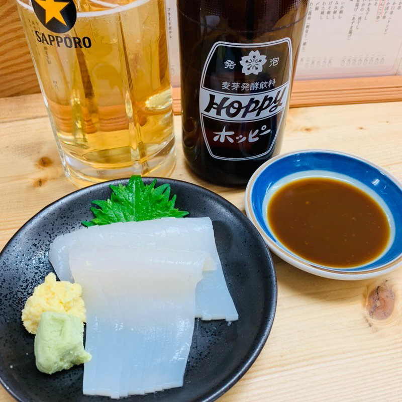 いか刺し(たこといかのでん)