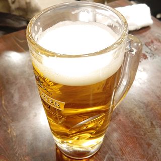 生ビール 中ジョッキ(中国家庭料理金春新館)