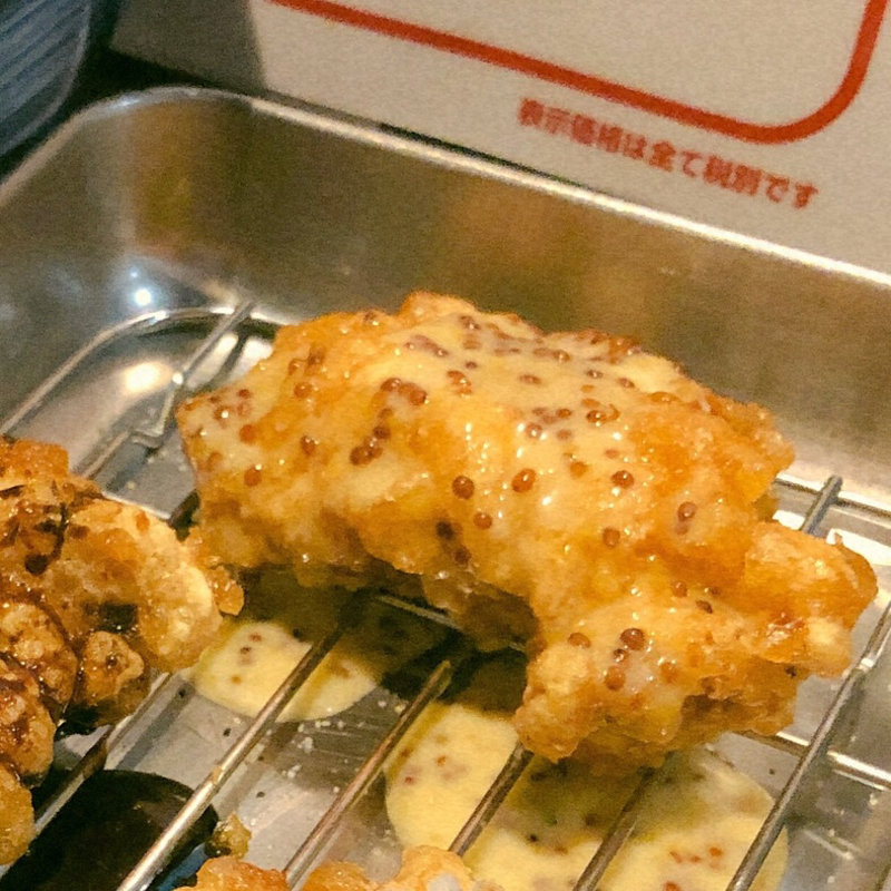 とりももの唐揚げ メープルマスタードマヨ(なみのりチキン)
