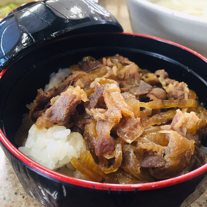 ミニ牛丼(天領うどん 新生町店 （てんりょううどん）)